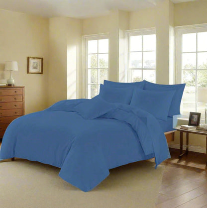 Easy Care Percale Duvet Set All Bed Sizes 22 Colours