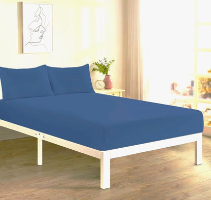 Easy Care Percale Fitted Sheet 22 Colours All Bed Sizes