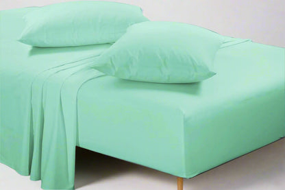 Easy Care Percale Fitted Sheet 40cm Depth 22 Colours All Bed Sizes