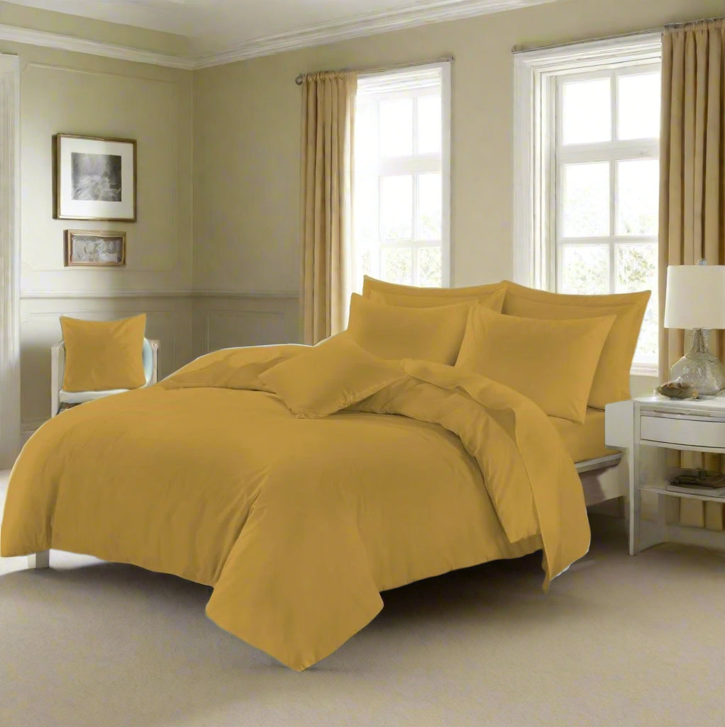 Easy Care Percale Duvet Set All Bed Sizes 22 Colours