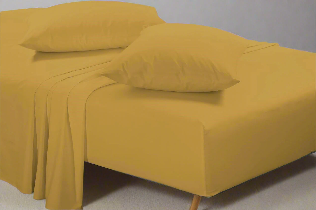 Easy Care Percale Fitted Sheet 40cm Depth 22 Colours All Bed Sizes