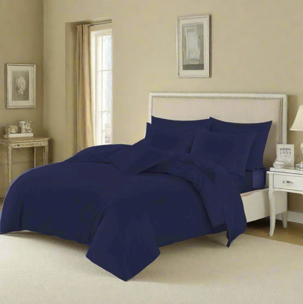 Easy Care Percale Duvet Set All Bed Sizes 22 Colours