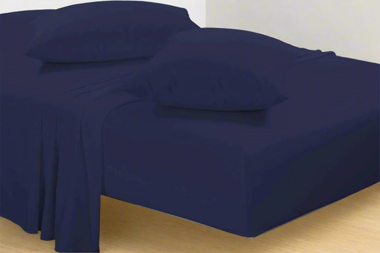 Easy Care Percale Fitted Sheet 40cm Depth 22 Colours All Bed Sizes