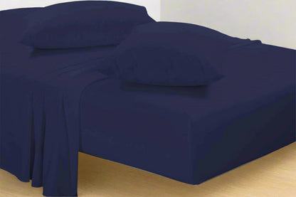Easy Care Percale Fitted Sheet 40cm Depth 22 Colours All Bed Sizes