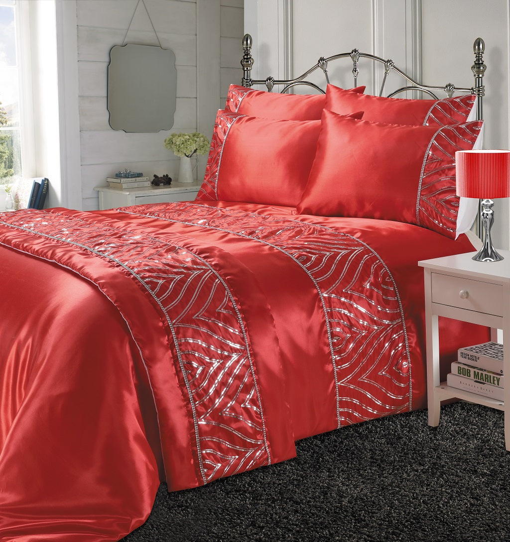 Sequin Embellished Duvet Set 4 Colours