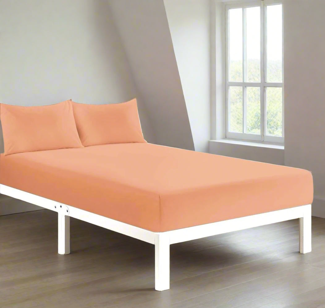 Easy Care Percale Fitted Sheet 22 Colours All Bed Sizes