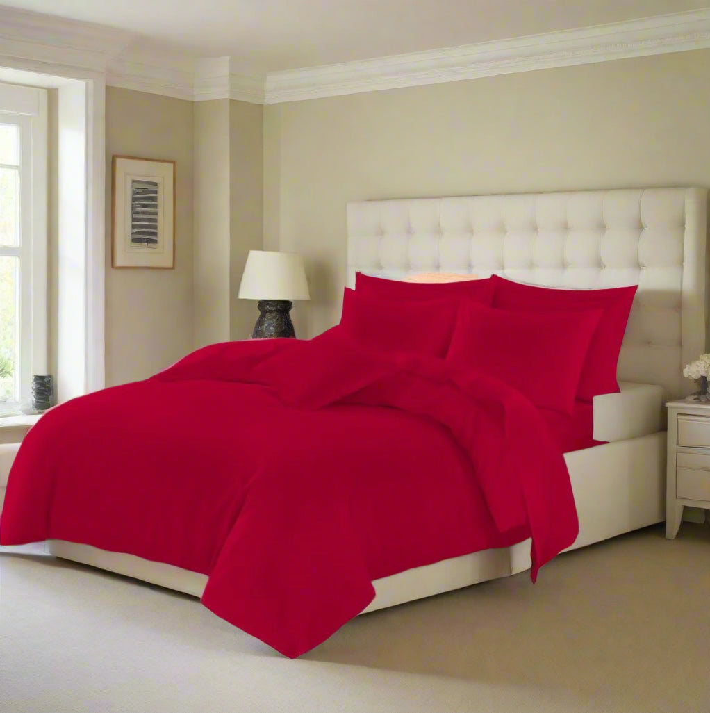 Easy Care Percale Duvet Set All Bed Sizes 22 Colours
