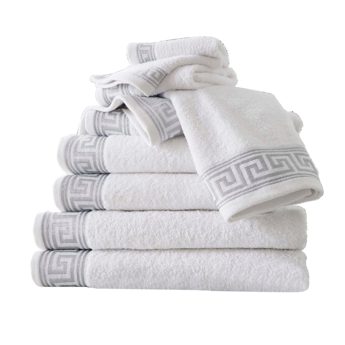 Eros Embossed 8 Piece Towel Bale Set