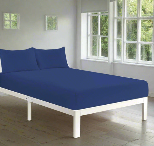 Easy Care Percale Fitted Sheet 22 Colours All Bed Sizes