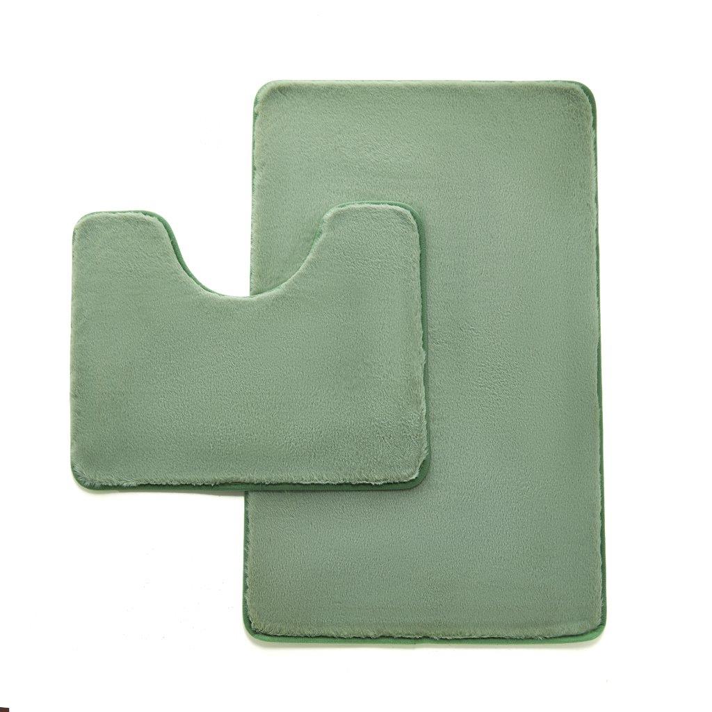 Faux Fur Bath & Pedestal Mat Set 9 Colours