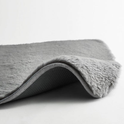 Faux Fur Bath & Pedestal Mat Set 9 Colours