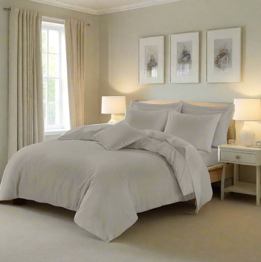 Easy Care Percale Duvet Set All Bed Sizes 22 Colours