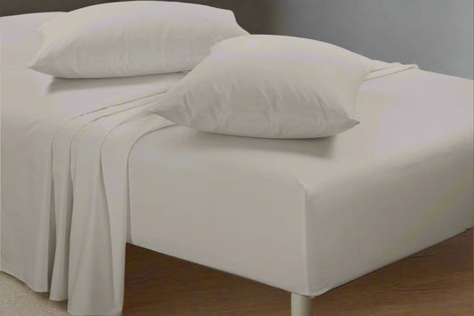 Easy Care Percale Fitted Sheet 40cm Depth 22 Colours All Bed Sizes