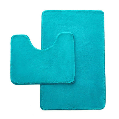 Faux Fur Bath & Pedestal Mat Set 9 Colours