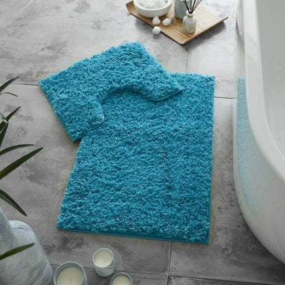 Twist Bath & Pedestal Mat Set 10 Colours