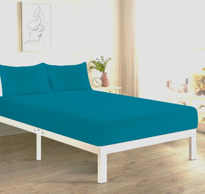 Easy Care Percale Fitted Sheet 22 Colours All Bed Sizes