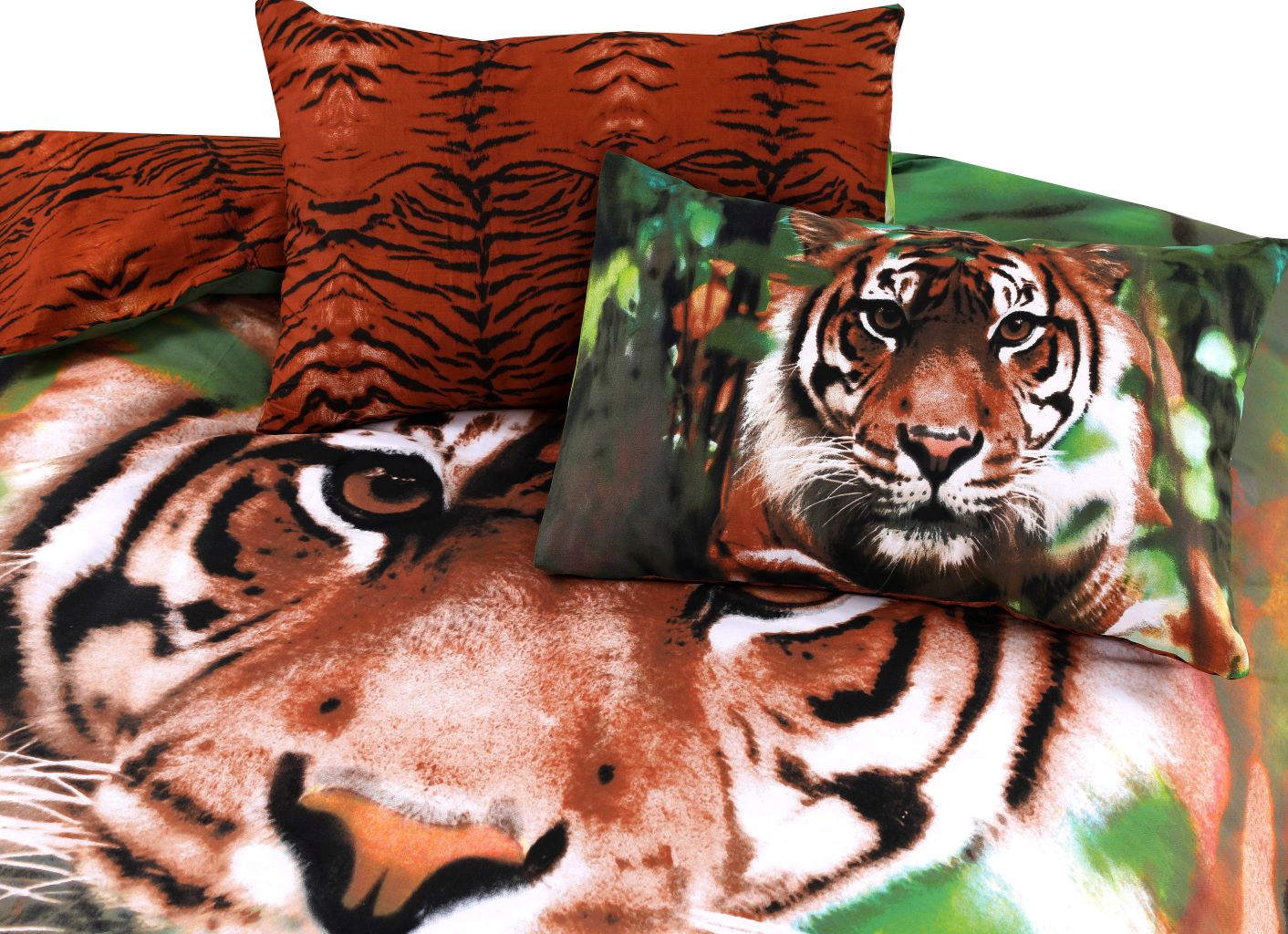 Printed Tiger Duvet Set