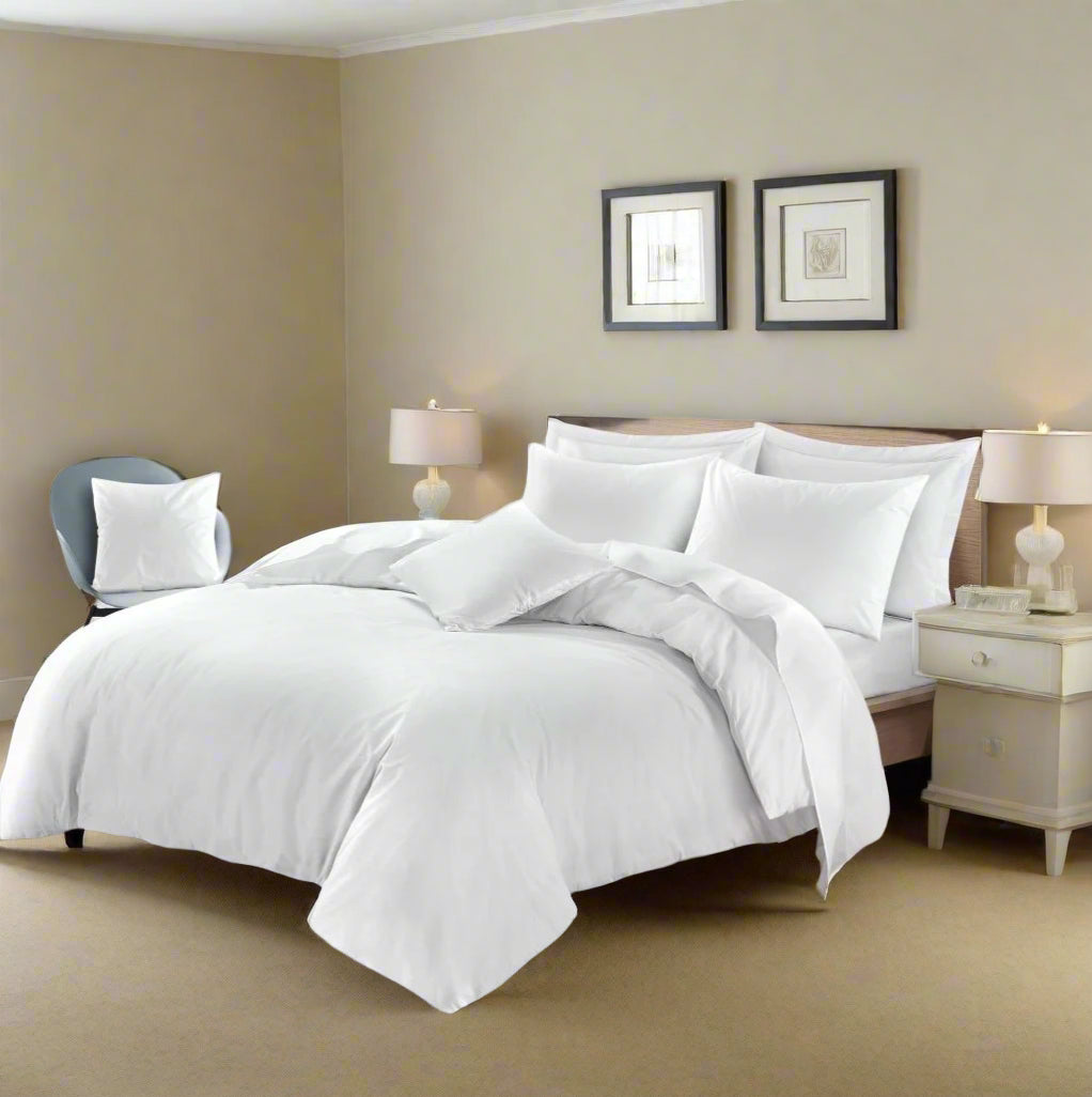 Easy Care Percale Duvet Set All Bed Sizes 22 Colours