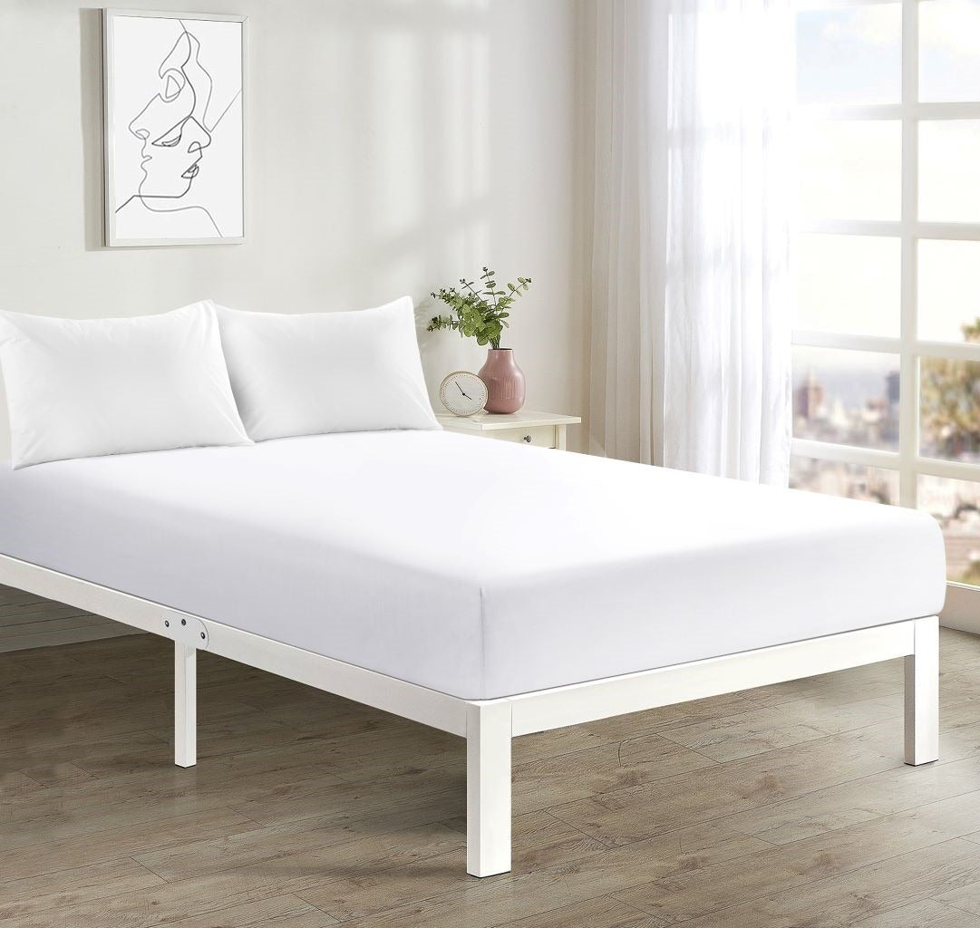 Easy Care Percale Fitted Sheet 22 Colours All Bed Sizes