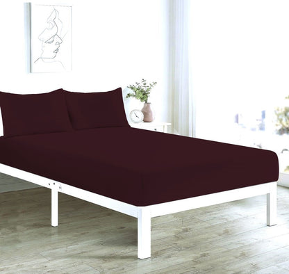 Easy Care Percale Fitted Sheet 22 Colours All Bed Sizes