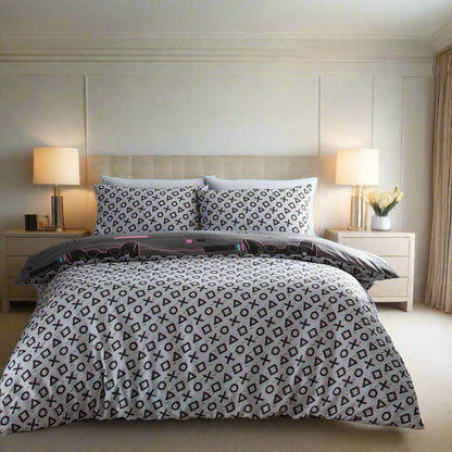 Gamer Printed Reversible Duvet Set
