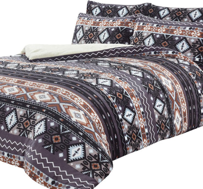 Nordic Grey Teddy Duvet Set