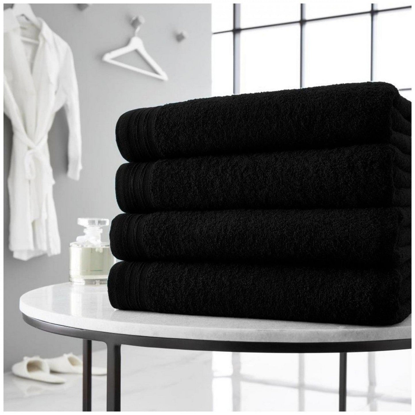 Home & Bath 4 Piece Bath Towel Set