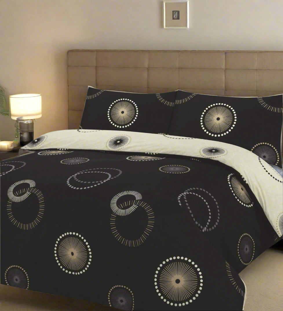 Multi Circle Duvet Set 4 Colours