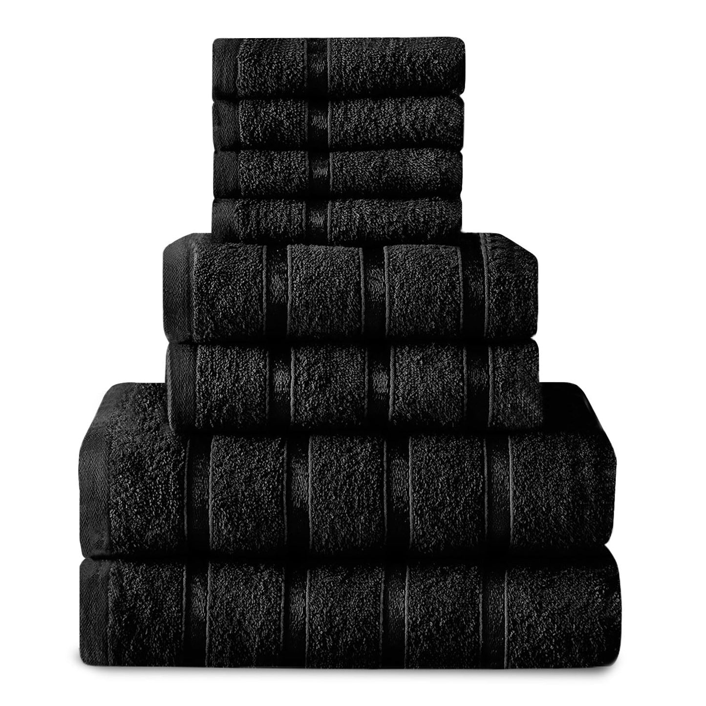 Home & Bath 8 Piece Towel Set