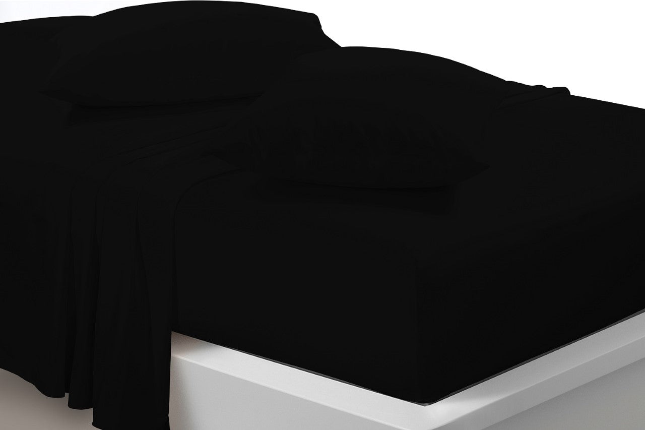 Easy Care Percale Fitted Sheet Set 22 Colours All Bed Sizes