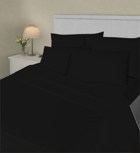 Luxury Percale 180 Thread Count 16" (40 cm) Depth  Fitted Sheet 14 Colours