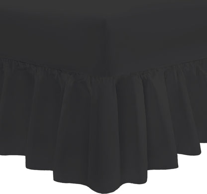 Easy Care Percale Valance Fitted Sheet 22 Colours All Bed Sizes