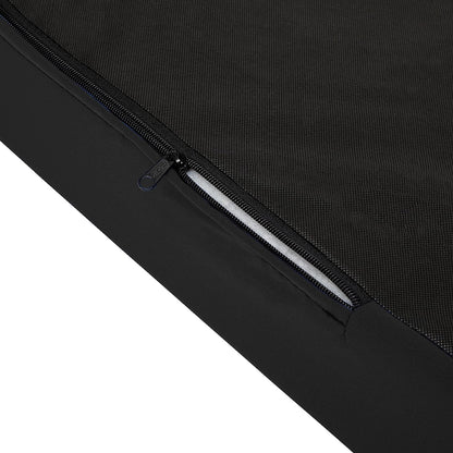 Black Ultimate Z-Bed Cube: Foldable Mattress for Adults and Kids - Sleepover Chair Bed, Single Futon Ready Bed, Floor Mattress for Living Room - Lightweight, Comfy, and Easily Foldable Bed