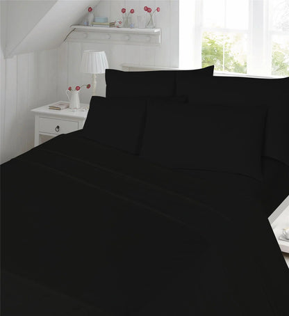 Luxury Percale 180 Thread Count 16" (40 cm) Depth  Fitted Sheet 14 Colours