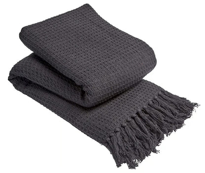 Garth Knitted Pure Cotton Throw