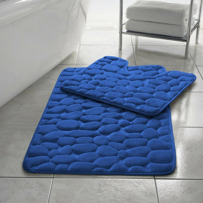 Stone Style Bath Mat Memory Foam 11 Colours