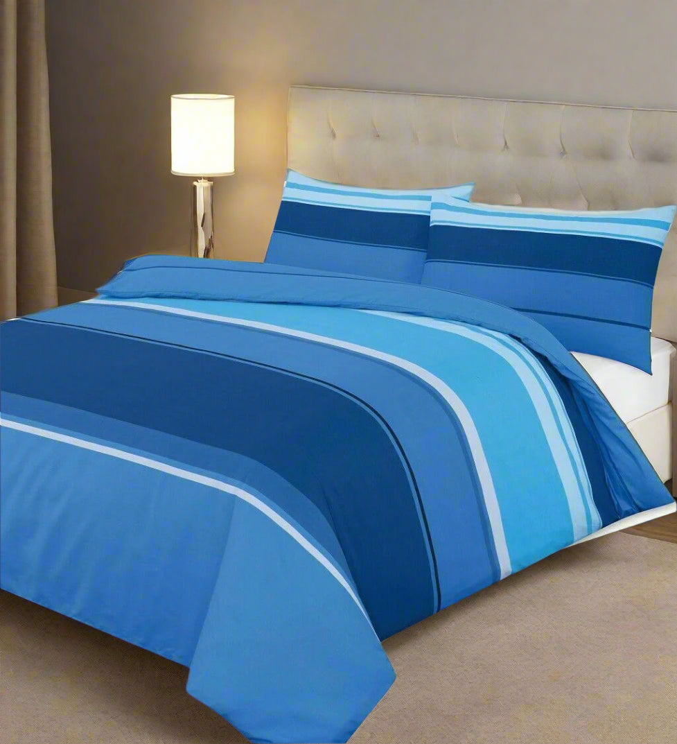Linear Striped Duvet Set 3 Colours