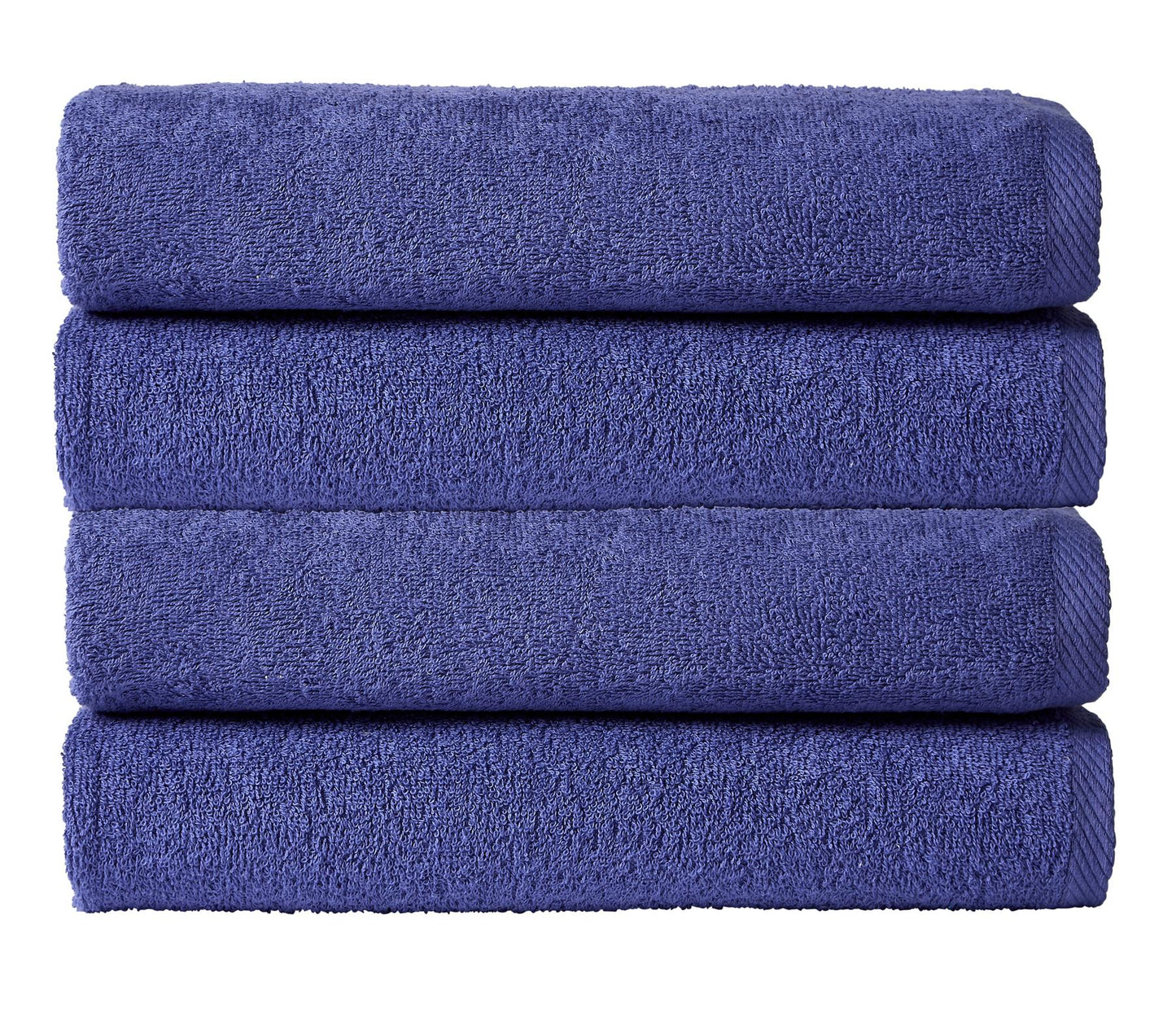 Blue Pack Of Four Bath Towels