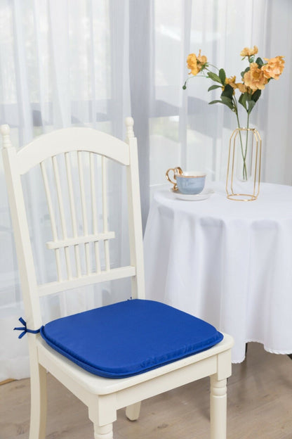 Plain Chair Cushion Seat Pads Foam Filled Tie On