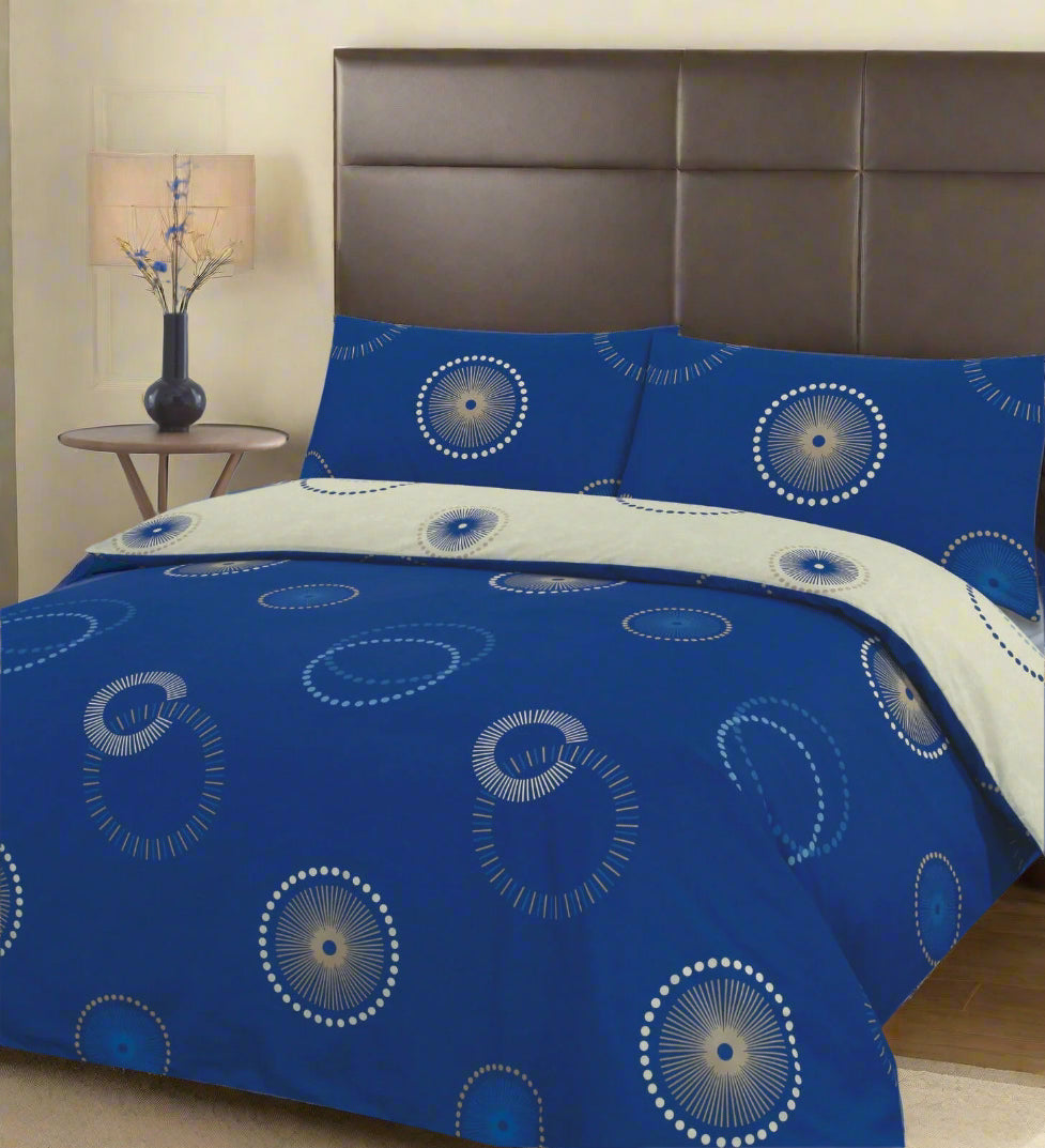 Multi Circle Duvet Set 4 Colours