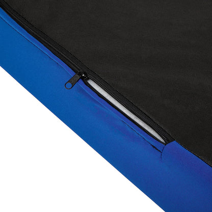 Blue Ultimate Z-Bed Cube: Foldable Mattress for Adults and Kids - Sleepover Chair Bed, Single Futon Ready Bed, Floor Mattress for Living Room - Lightweight, Comfy, and Easily Foldable Bed