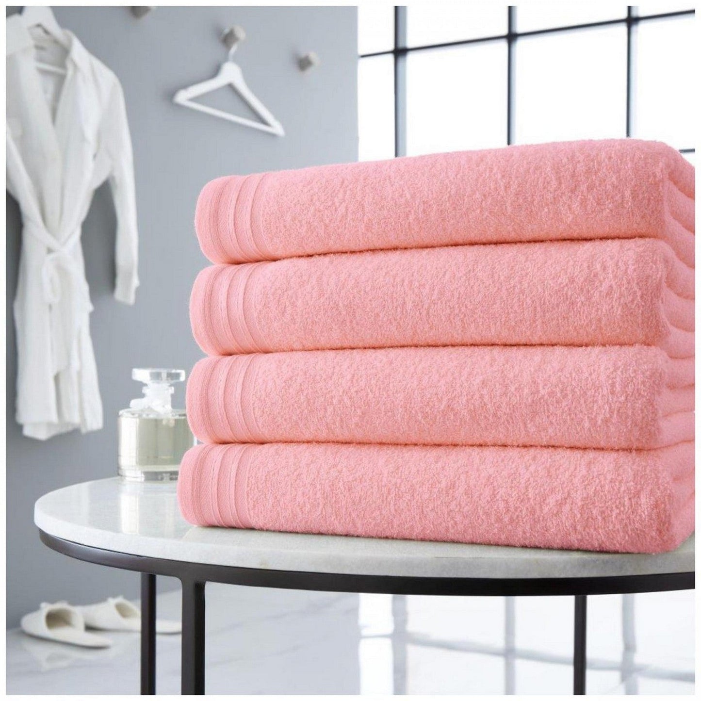 Home & Bath 4 Piece Bath Towel Set