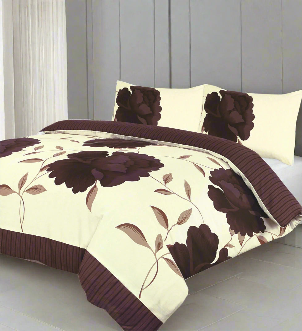 Roses Reversible Duvet Set 7 Colours