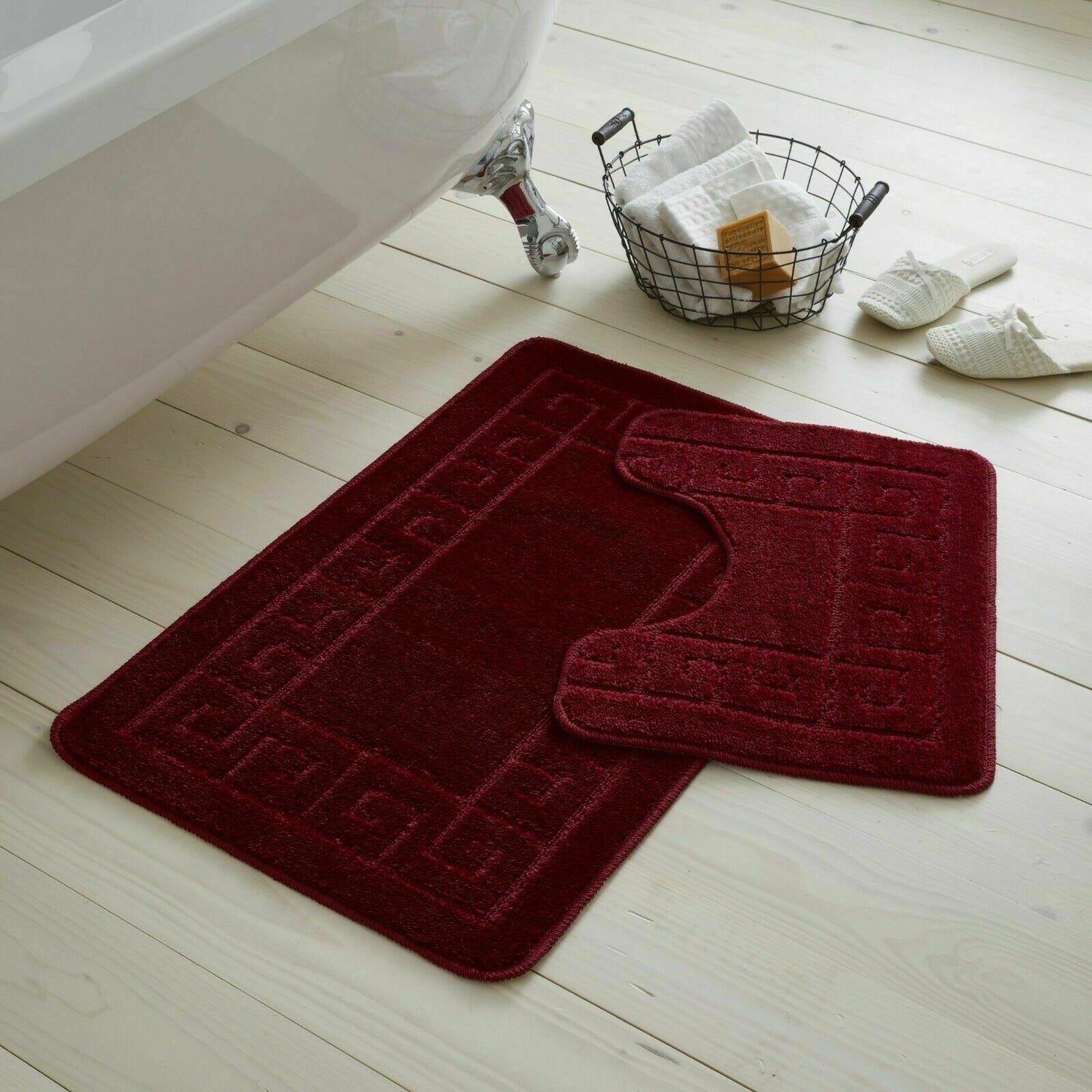 Eros Bath Mat & Pedestal Set 26 Colours