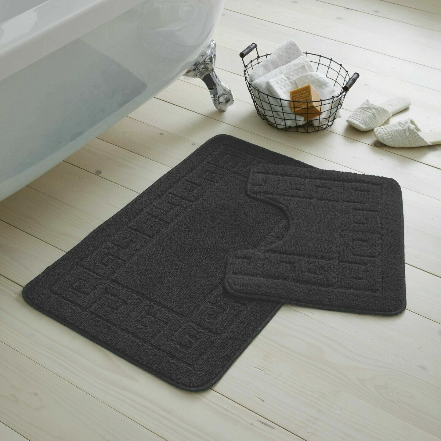 Eros Bath Mat & Pedestal Set 26 Colours