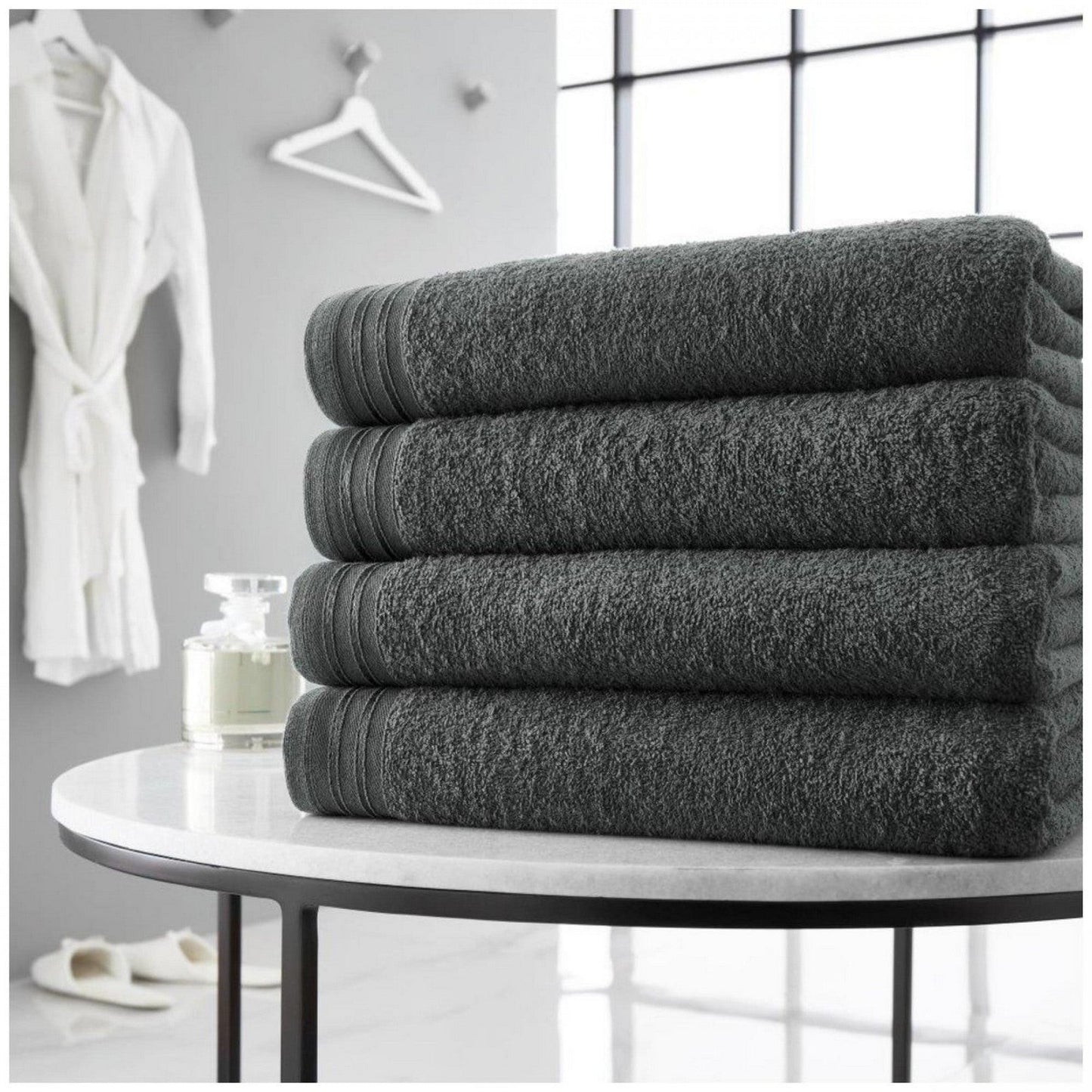 Home & Bath 4 Piece Bath Towel Set