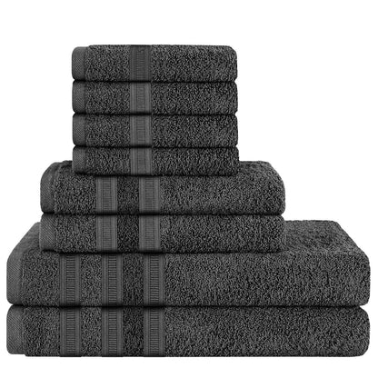 H & B 8 Piece Towel Bale Set 6 Colours