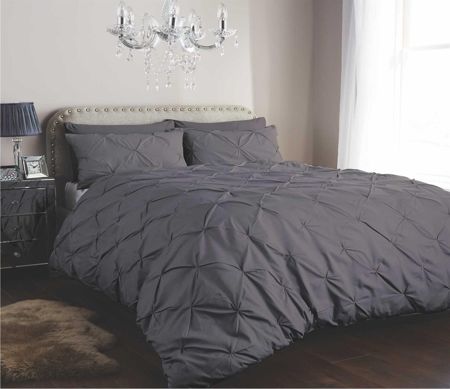 Pintuck Duvet Set