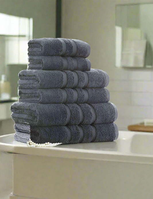 Zero Twist Towel Pack 600 GSM Egyptian Cotton 17 Colours