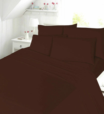 Luxury Percale 180 Thread Count 16" (40 cm) Depth  Fitted Sheet 14 Colours